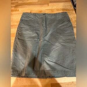 Army green cargo skirt size 6